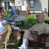 BOBBY & COACH PATTON and what looks suspiciously like Billy counting spots on the tablecloth.