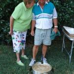 Mary giving Janny advice on cooking.